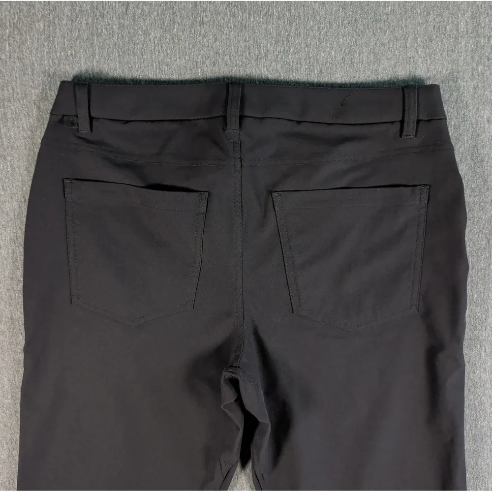 LULULEMON ABC 32x29 Black Warpstreme Slim-Fit 5‎ Pocket Pants LM5ALWS Excellent